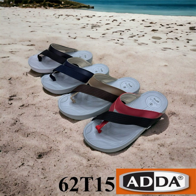 ADDA 62T15 รองเท้าแตะหนีบ ผู้หญิง แอ๊ดด้า size4-6 สีแดง/กรม/ดำ/น้ำตาล ยส