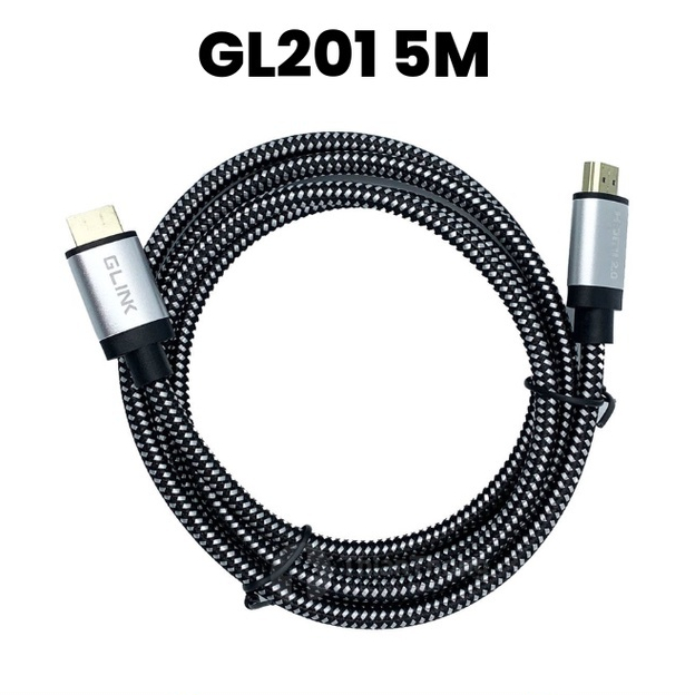 Glink GL201 5M สาย HDMI (Male/Male) คุณภาพสูง สายยาว 5 เมตร