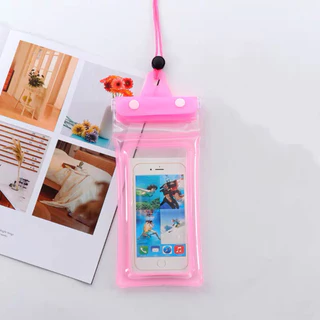 พร้อมส่ง กันน้ำ100% ซองกันน้ำโทรศัพท์สัมผัสง่าย แบบหนา งานดี ถ่ายรูปชัด สายปรับได้