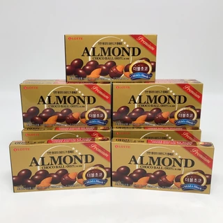Lotte ALMOND Choco Ball 46g ช็อกโกแลตสอดไส้อัลมอนด์ นำเข้าจากเกาหลี 초코볼