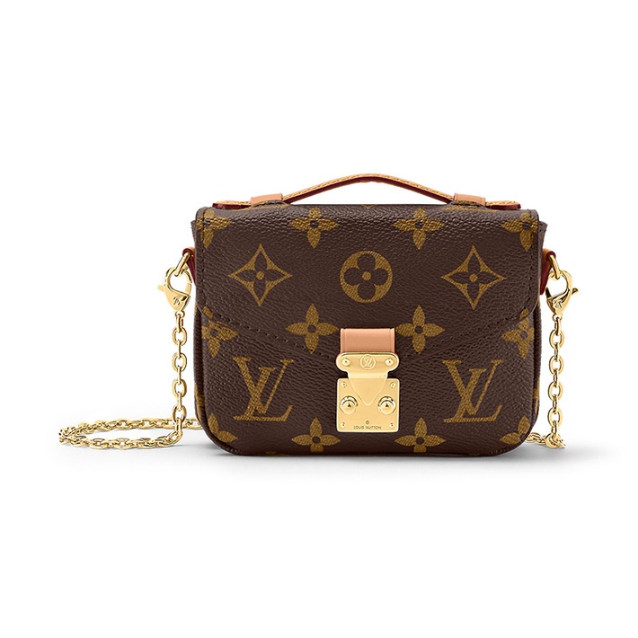 กระเป๋าผู้หญิง Louis Vuitton LV แท้ 100% MICRO MÉTIS กระเป๋าสะพายข้างเดียวสะพายข้างโซ่มือถือกระเป๋าบ