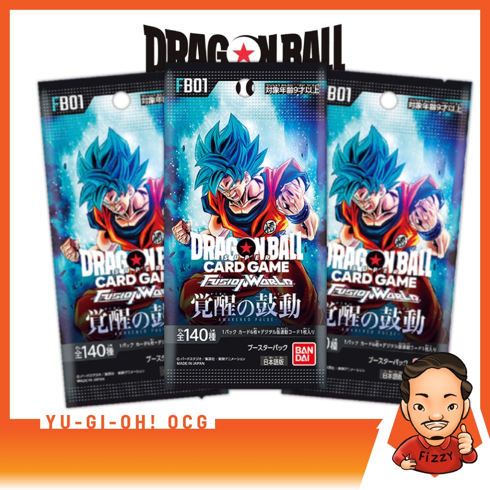 [FIZZY] Dragon Ball Super Card Game: Awaked Pulse FB01 - Booster Pack (ดราก้อนบอลซุปเปอร์ การ์ดเกม)