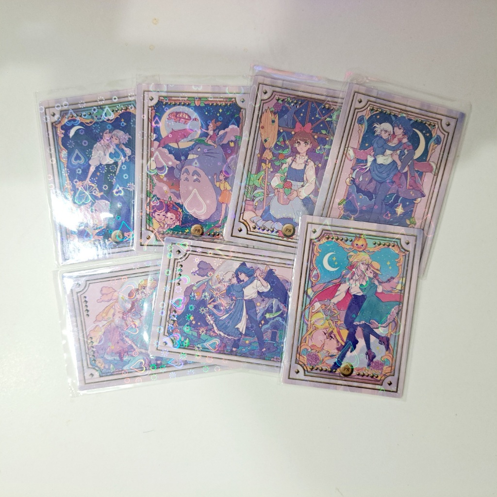 การ์ดสะสมรวมเรื่องจากสตูดิโอ จิบลิ Studio Ghibli SanYingWenChuang Hayao Miyazaki Box Collection Card