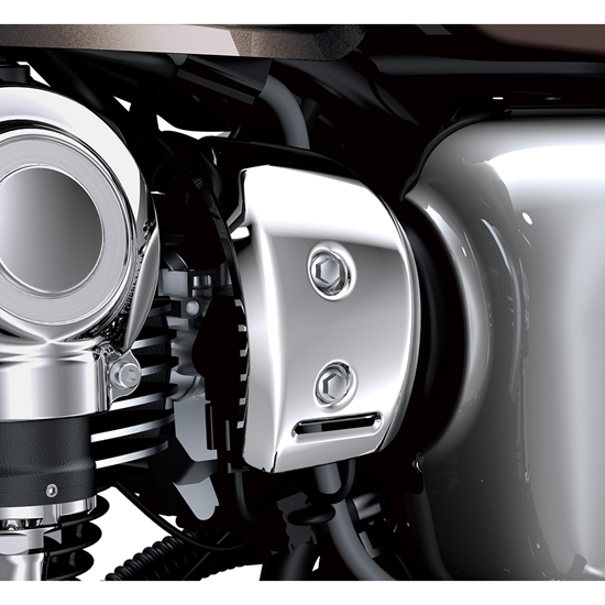 ฝาครอบลิ้นเร่ง-ข้างซ้าย(ชุด) THROTTLE BODY COVER,LH,CHROME (W800)