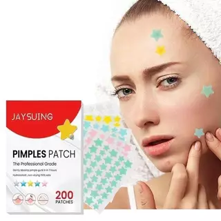 (มีส่งด่วน) JAYSUING PIMPLES PATCH แผ่นแปะสิว ลดจุดด่างดํา ซึมซับสิวอย่างอ่อนโยน 200 PATCHS