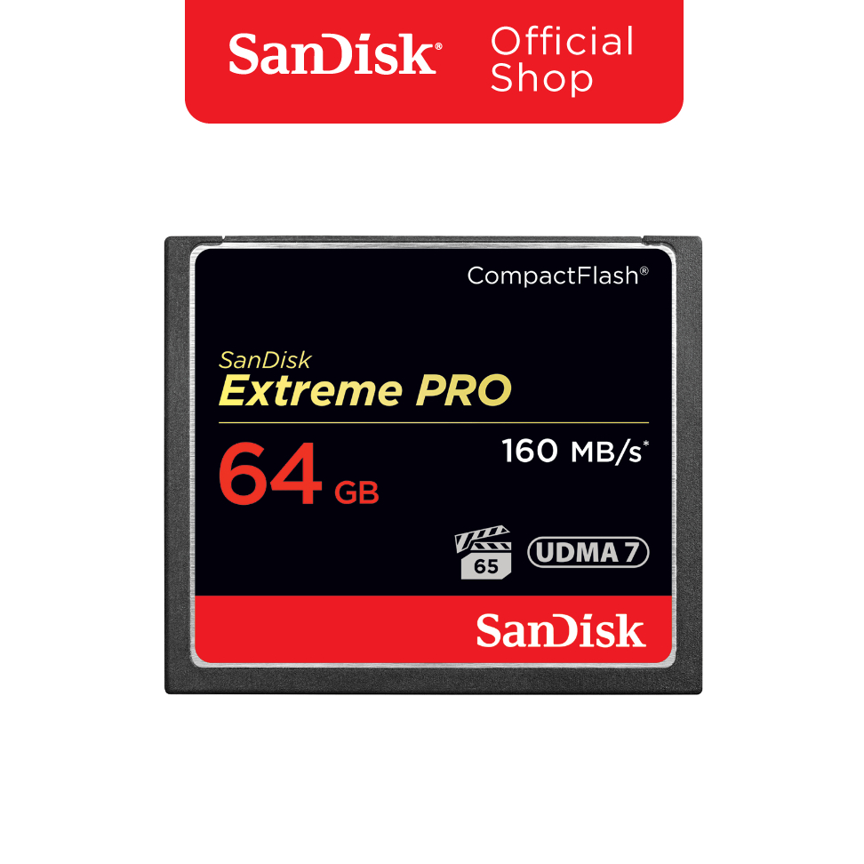SanDisk Extreme Pro CF Card 64 GB Speed r 160MB/s w150MB/s (SDCFXPS_064G_X46)