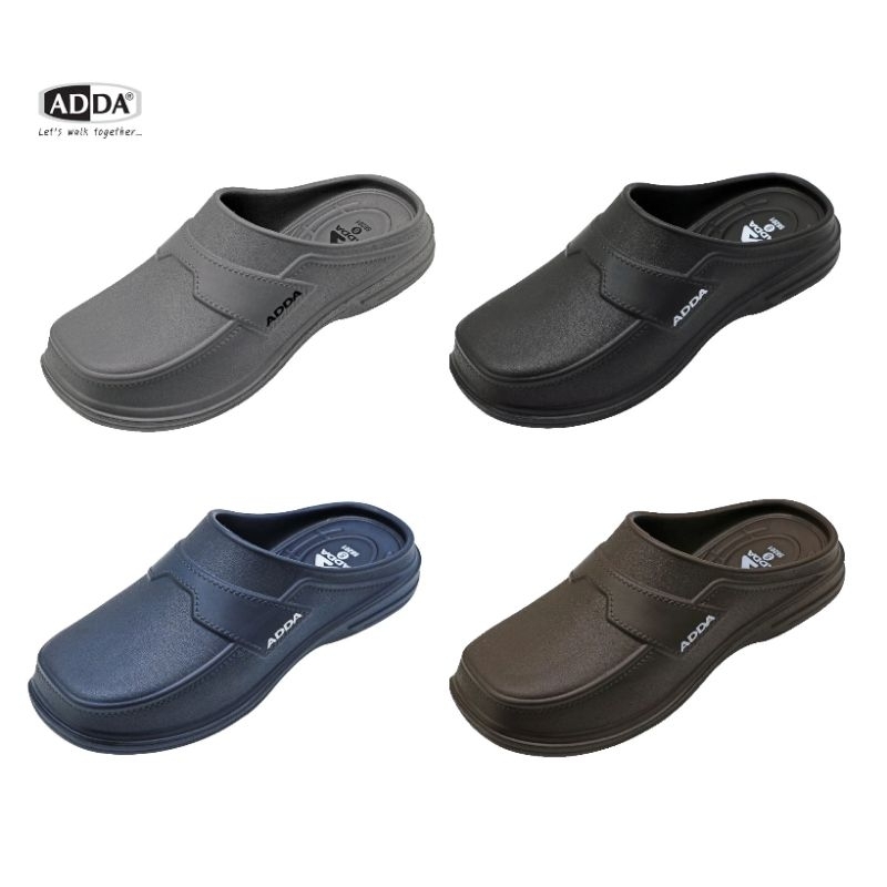 ADDA รองเท้าแตะลำลองผู้ชายแบบสวม รุ่น 58201M1  (ไซส์ 7-10)