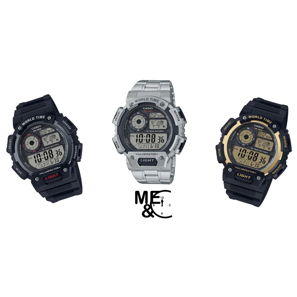 CASIO AE-1400WH SERIES ของแท้ ประกัน CMG