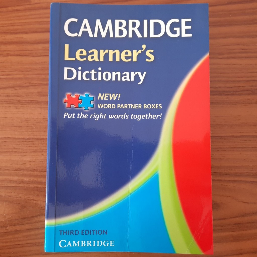 (มือสอง ถูกที่สุด) [ฉบับสมบูรณ์] Cambridge Learner 's Dictionary English - English พจนานุกรม อังกฤษ - อังกฤษ ดิกชันนารี