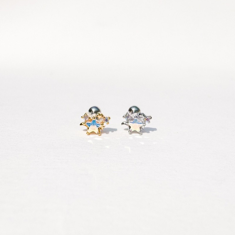 จิวต่างหูเกาหลี More Than Piercing: A050 Triple Star