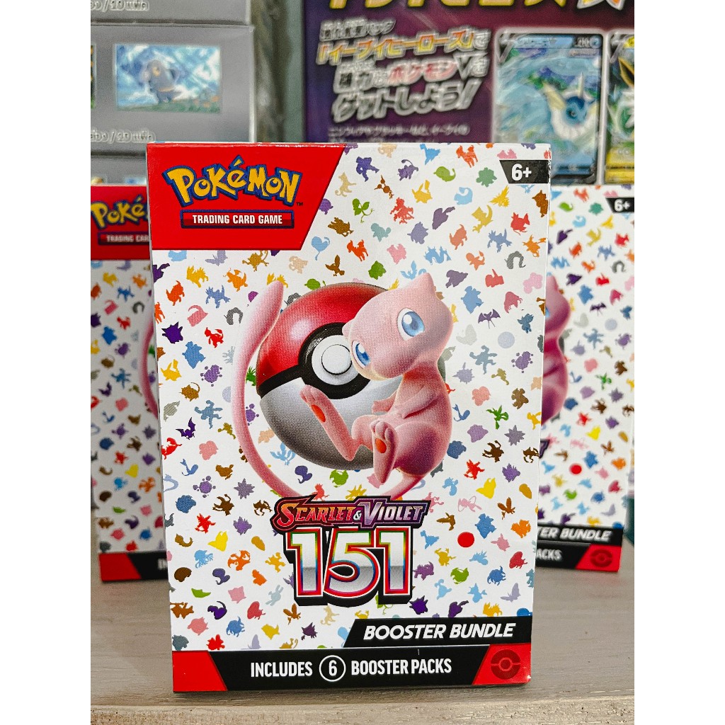 Pokemon card game Scarlet and Violet Expansion 151 BOX ภาษาอังกฤษ