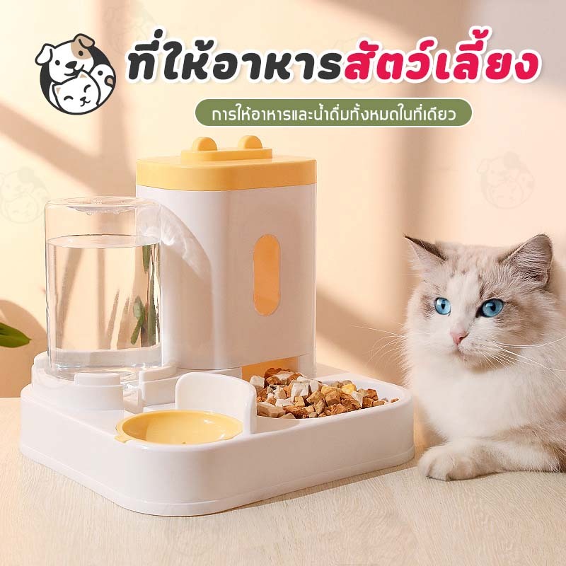 ที่ให้อาหารสัตว์เลี้ยง ที่ให้น้ำสัตว์เลี้ยง ที่ให้อาหาร-น้ำอัตโนมัติ เกรดพรีเมี่