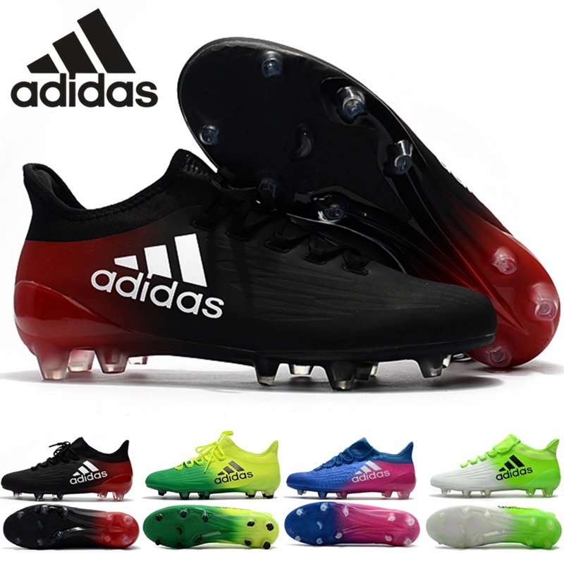Adidas X 16.1 TPU FG รองเท้าสตั๊ด รองเท้าฟุตซอล สนามหญ้า เหมาะกับเล่นฟุตบอลกลางแจ้ง สําหรับผู้ชาย Soccer shoes Football