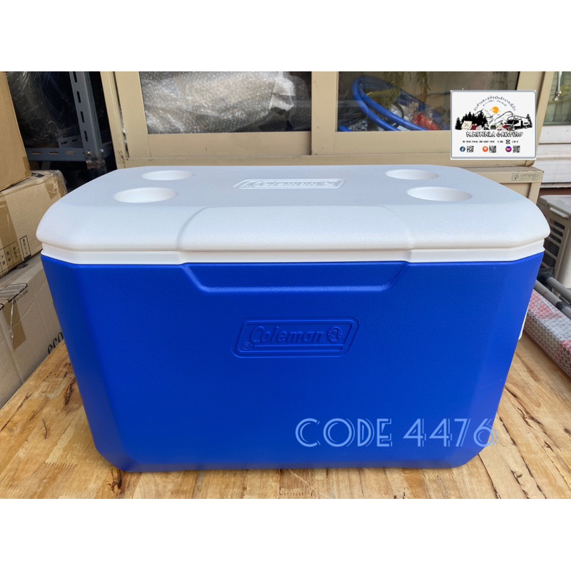 สินค้าพร้อมส่ง กระติกน้ำแข็ง กระติกเก็บความเย็น COLEMAN POLYLITE 48QT COOLER