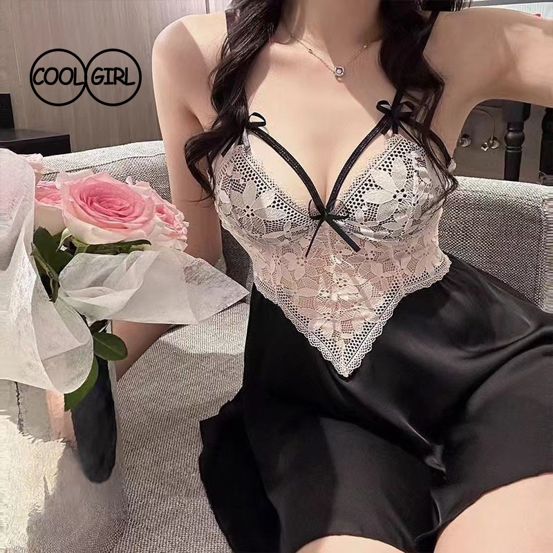 ชุดนอน sexy ชุดลูกไม้เซ็กซี่ ลูกไม้โปร่งเนื้อนุ่ม พร้อมส่งจากไทย H9262