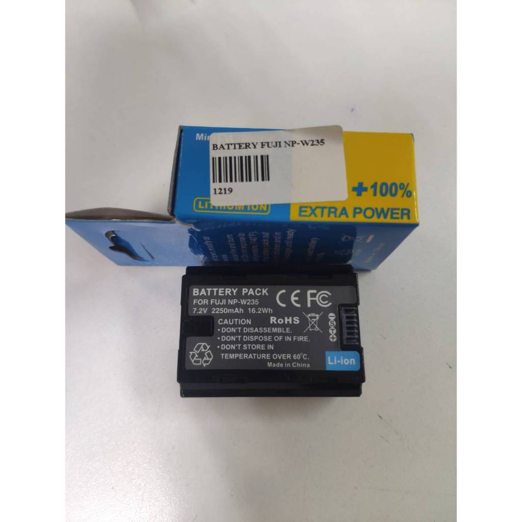 แบตเตอรี่กล้อง BATTERY CAMERA FUJI รหัสแบต NP-W235 สำหรับกล้อง FUJI รุ่น XT4 / XT5 / XH2 / XH2S