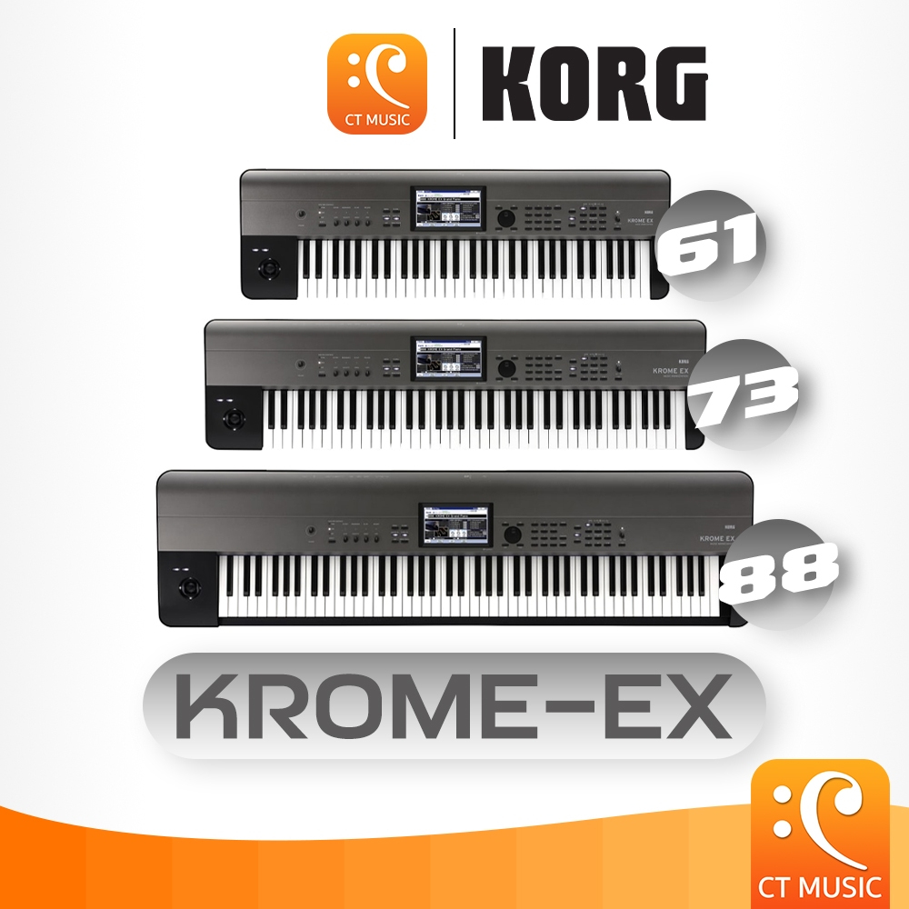 Korg KROME-EX Keyboard EX61 EX73 EX88 คีย์บอร์ด KROMEEX EX 61 EX 73 EX 88 61 Keys 73 Keys 88 Keys