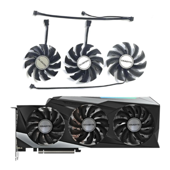 (PART) อะไหล่พัดลมการ์ดจอ สำหรับ Gigabyte GeForce RTX  3080 3080ti 3090 Gaming มือสอง