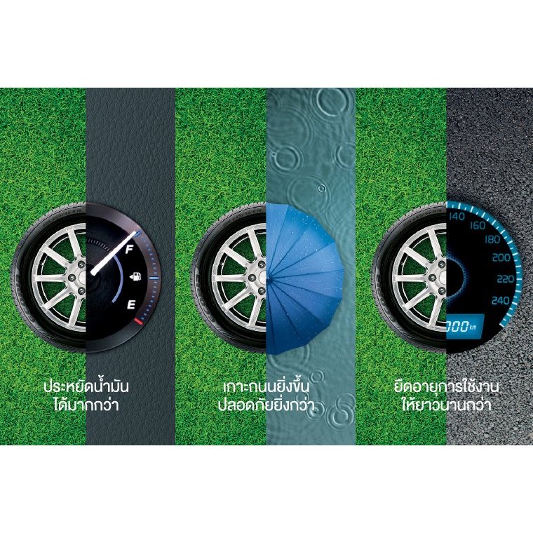 185/60R15 ยางรถยนต์ BRIDGESTONE รุ่น ECOPIA EP150 ประหยัดน้ำมันนุ่มเงียบ แถมจุ๊บลม-1เส้น (ปี2026) ราคา ถูกที่สุด ดีลบีเคเค แกลเลอรีภาพที่ 2