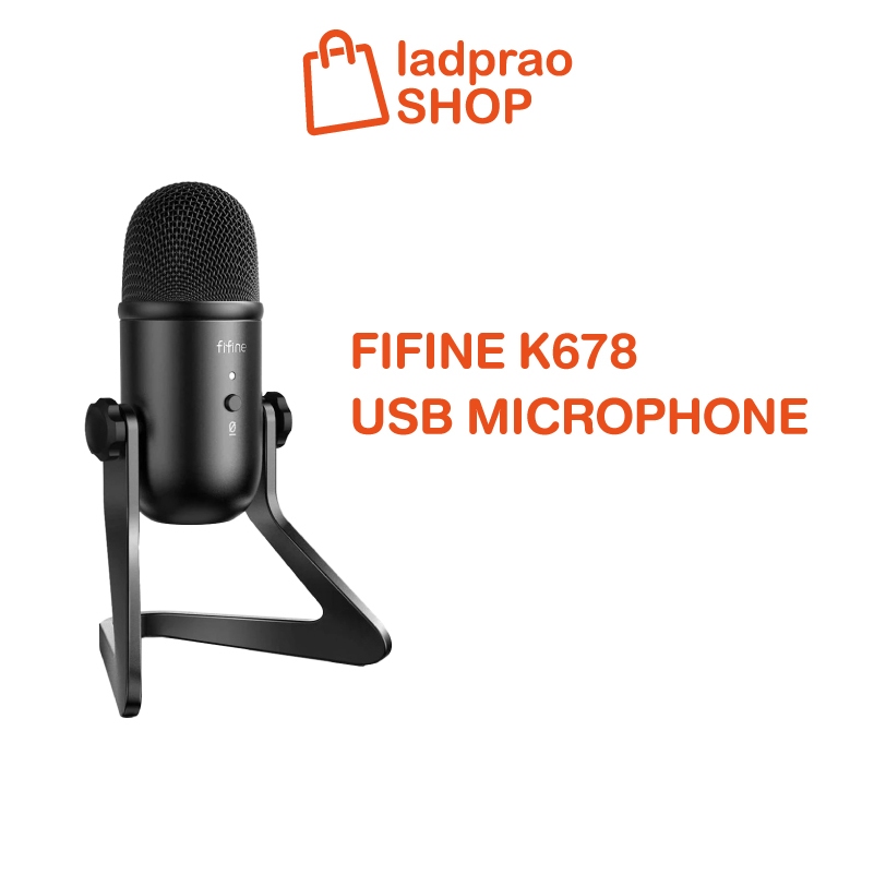 ไมค์ FIFINE K678 USB MICROPHONE