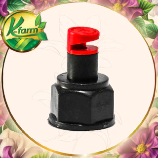 ( 10 อัน ) หัวฉีดด้านเดียว 180 องศา รูน้ำ5มิล ได้น้ำเยอะ สีแดง หัวมือบิดได้ เกลียวใน ใส่ได้ทั้ง 4 หุน 6 หุน สปริงเกอร์