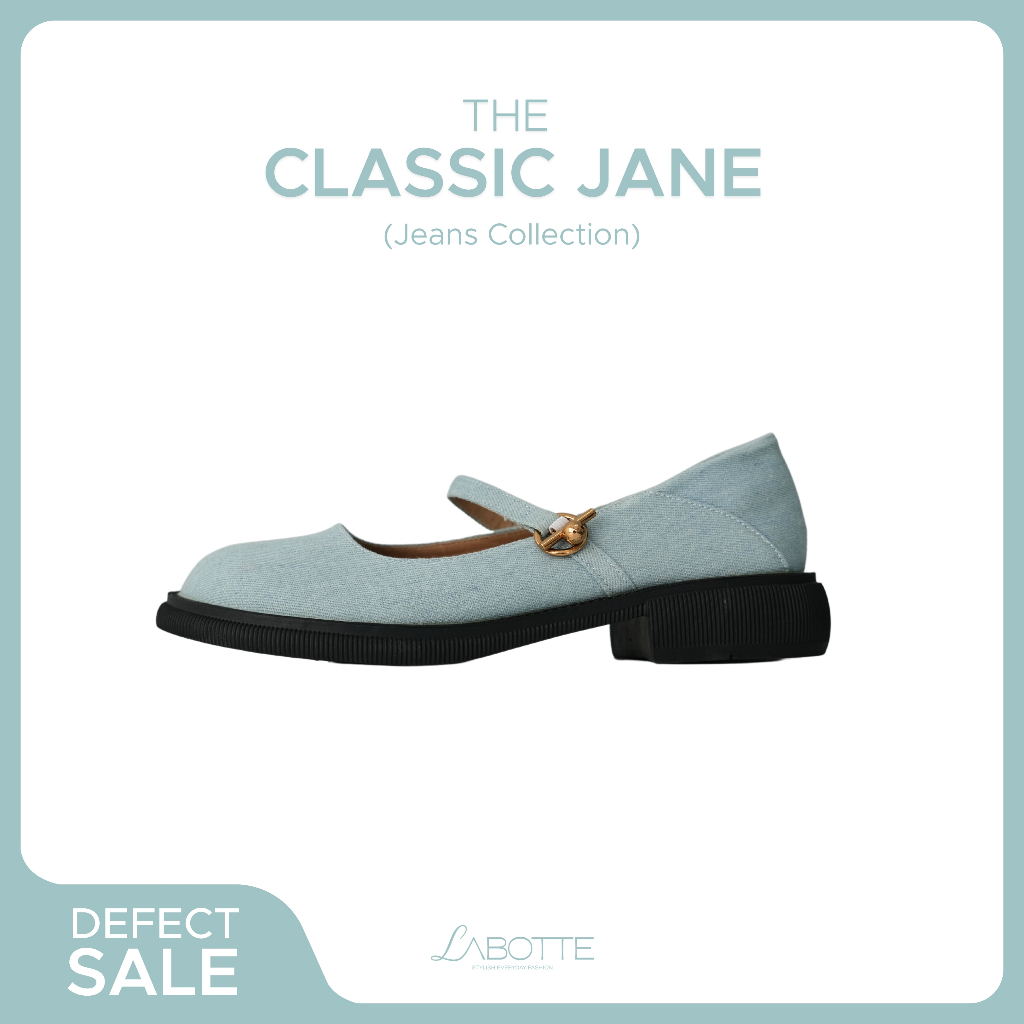The Classic Jane (Jeans Collection) (Defect) - Labotte.bkk รองเท้าแมรี่เจน รองเท้า Y2K Mary Jane Shoes (826-41)