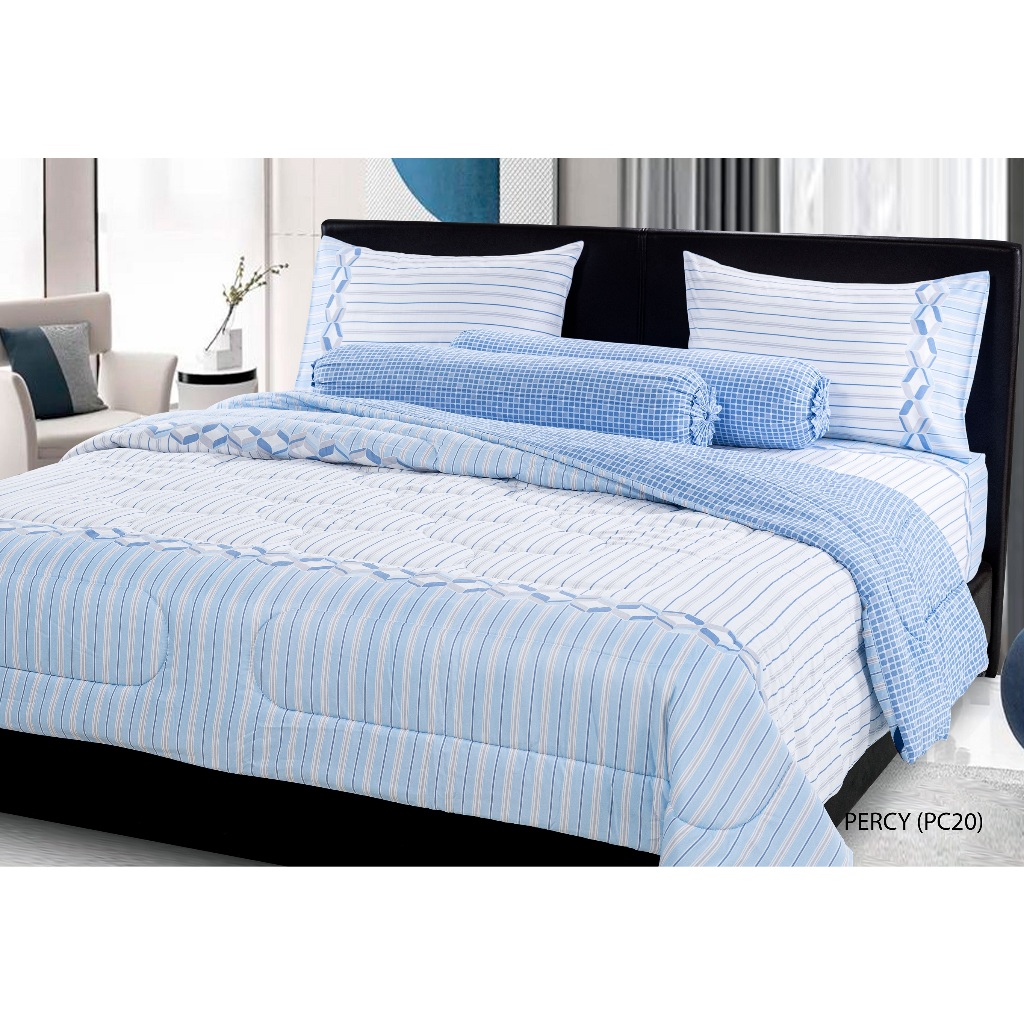 STEVENS ชุดเครื่องนอน ดีไซน์ PERCY รุ่น SOFTEX เนื้อผ้าไมโครไฟเบอร์
