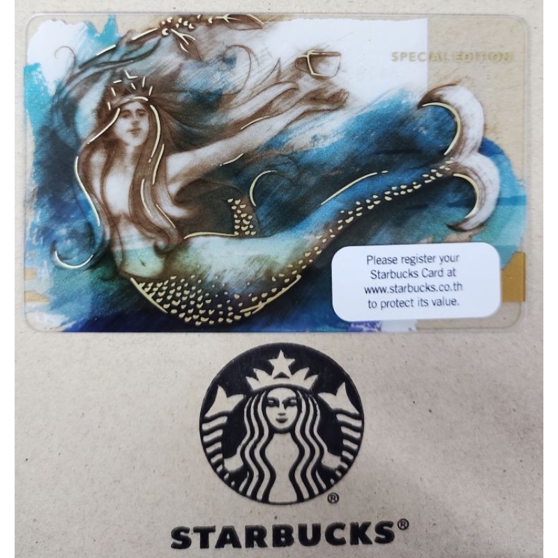 Starbucks Card ลาย Siren (Thailand) ยังไม่ขูดพิน