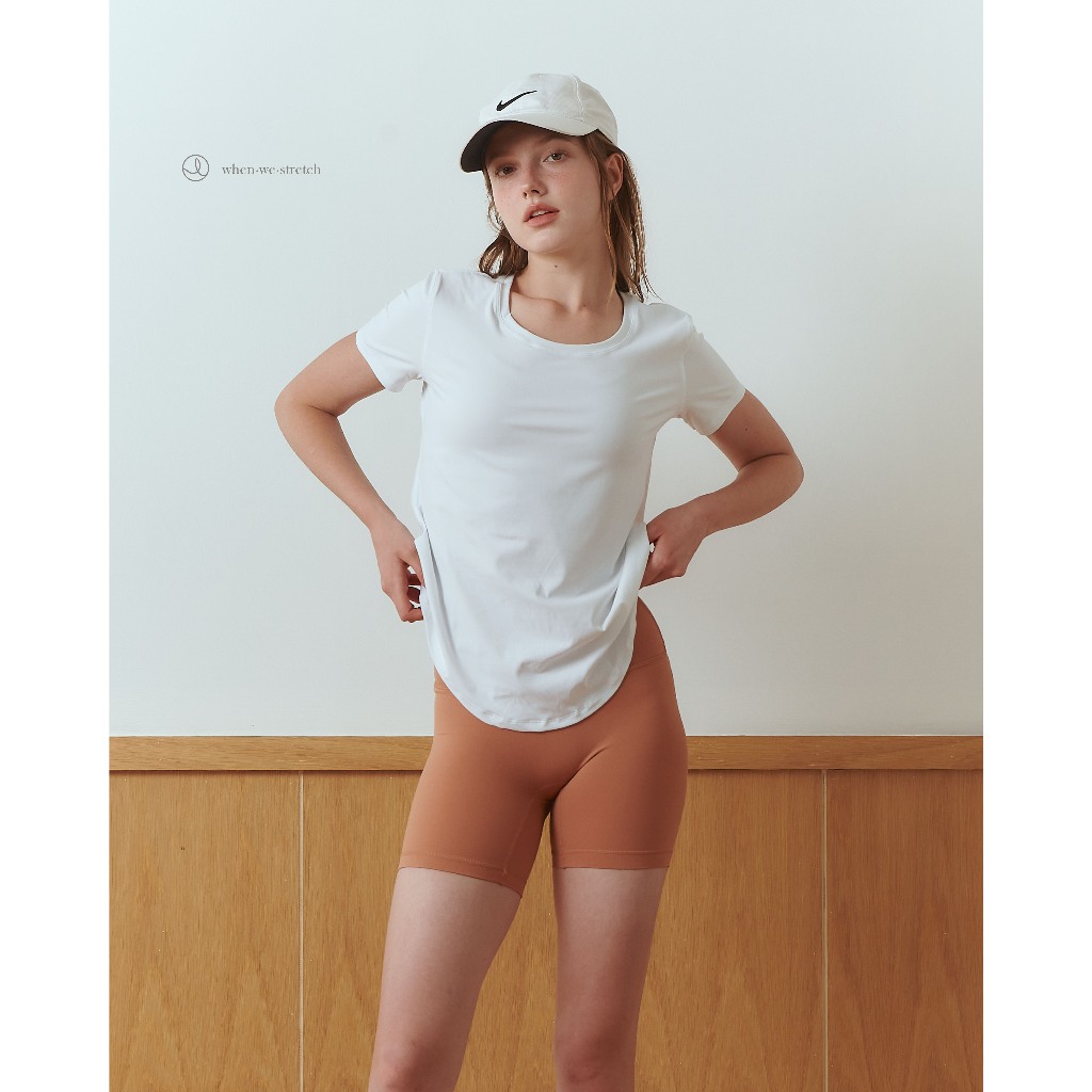 when.we.stretch - Hommie Tee เสื้อออกกำลังกายผ้า spandex อย่างดี