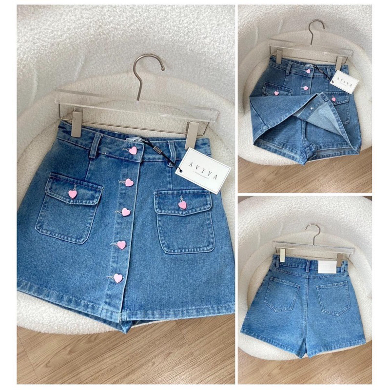 กางเกงกระโปรงป้ายAVIVA