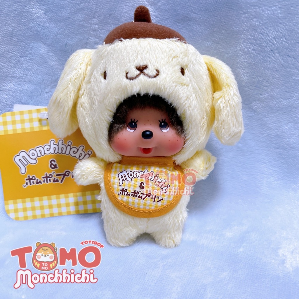 Tomo 🎌 (แรร์) พร้อมส่ง Monchhichi x Sanrio พวงกุญแจ มายเมโลดี้ ปอมปอมพุริน เคโระ น่ารักมากก