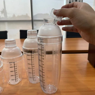 SUMO เชคเกอร์พลาสติก PC Food Grade 300/500/700/1000 ml Cocktail Shaker ผสมเหล้า ผสม ชานม ไข่มุก