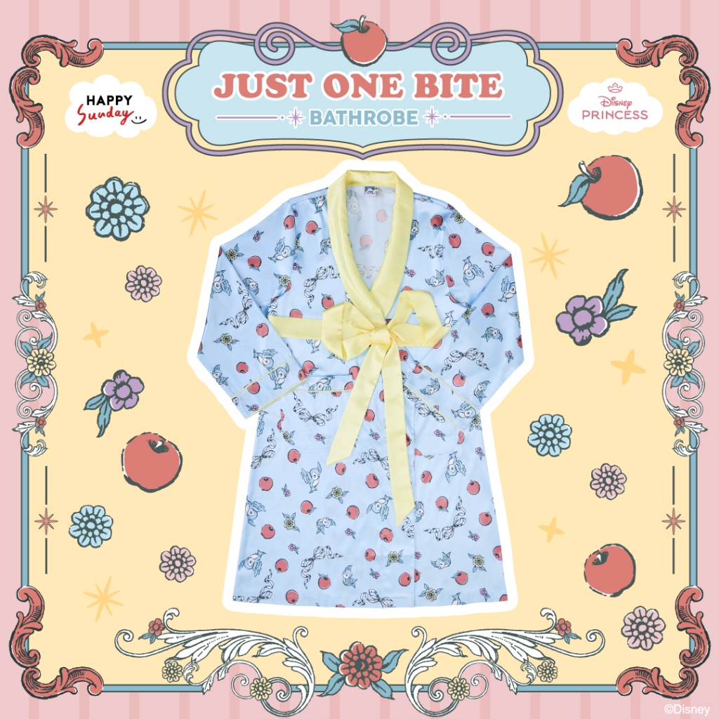 JUST ONE BITE BATHROBE | ชุดคลุมลาย SNOW WHITE