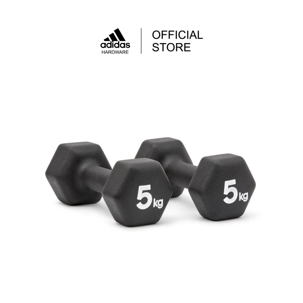 adidas ดัมเบล 5 กก. / Dumbbells 5Kg (1 คู่ / 1 Pair)