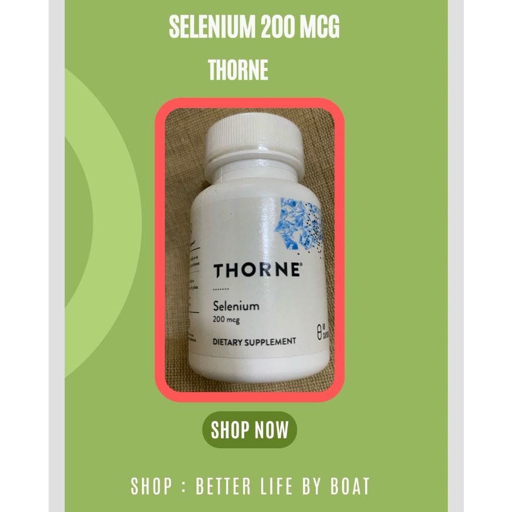 Selenium, 200 mcg, Thorne 60 Capsules