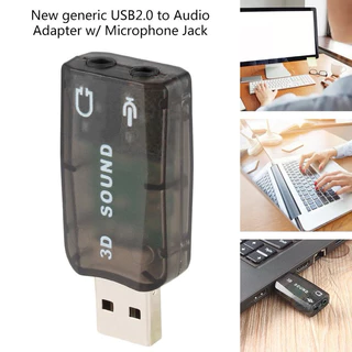 USB SOUND CARD 5.1 สำหรับคอมพิวเตอร์ และโน๊ตบุ๊ค