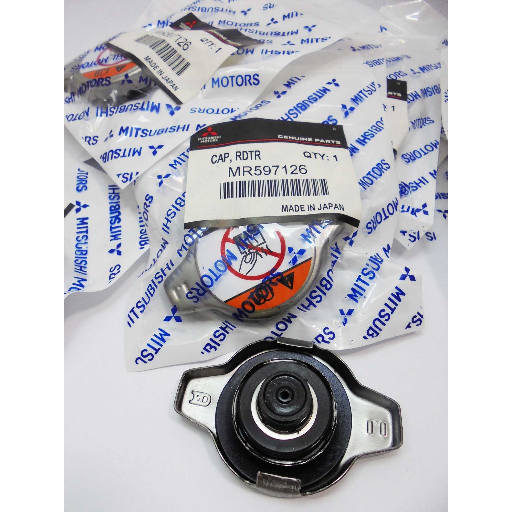 (ต่อชิ้น) แท้ ฝาหม้อน้ำ Mitsubishi Triton (CR) ไททัน ปี 2005-2014 แบบจุก 1.1Bar(108kPa) Part no. MR597126 (CAP RADIATOR)