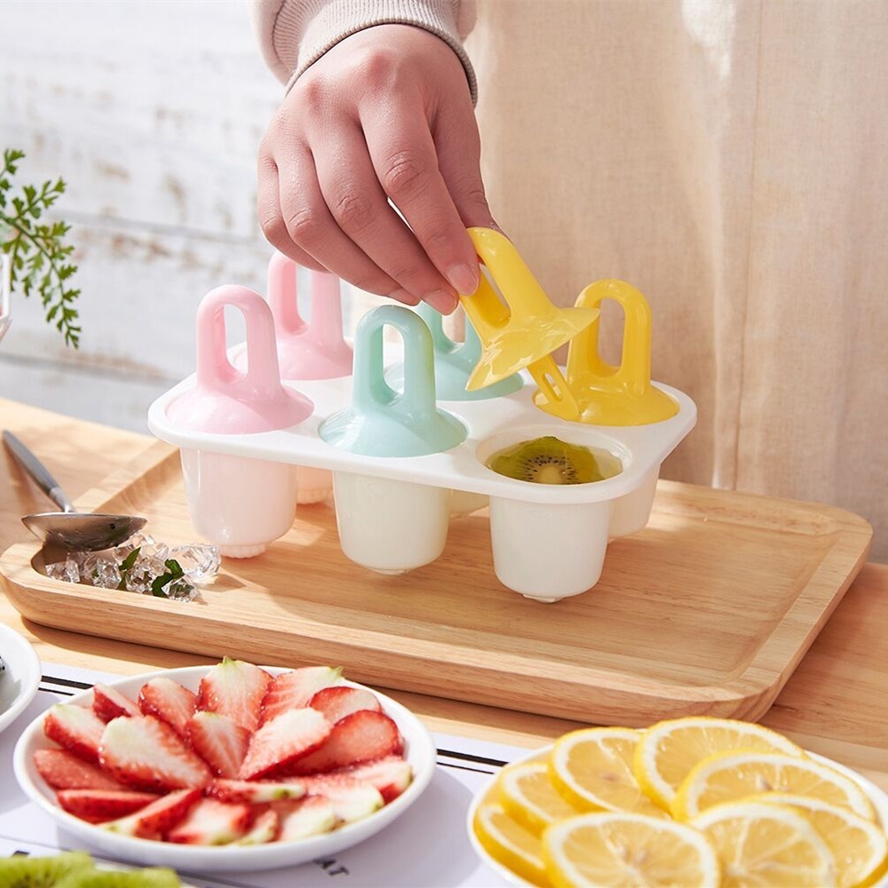 พิมพ์ถาดทำไอติม หวานเย็น Popsicle 6 แท่ง