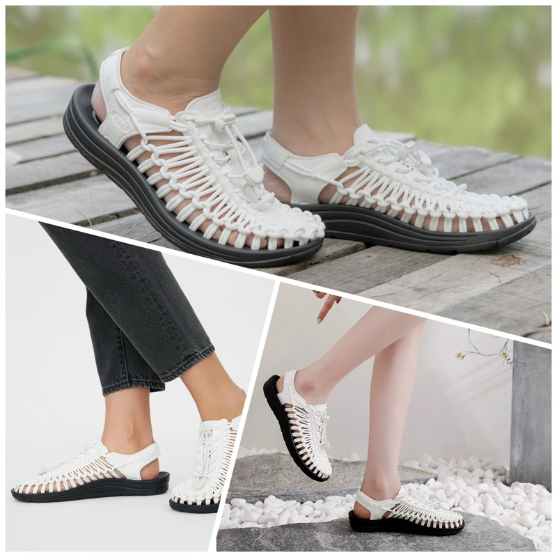 [ส่งด่วน🌪️]รองเท้าถักเชือก Knitted Sandal Unisex ใส่ได้ทั้งชายและหญิง กันน้ำ พื้นนุ่ม