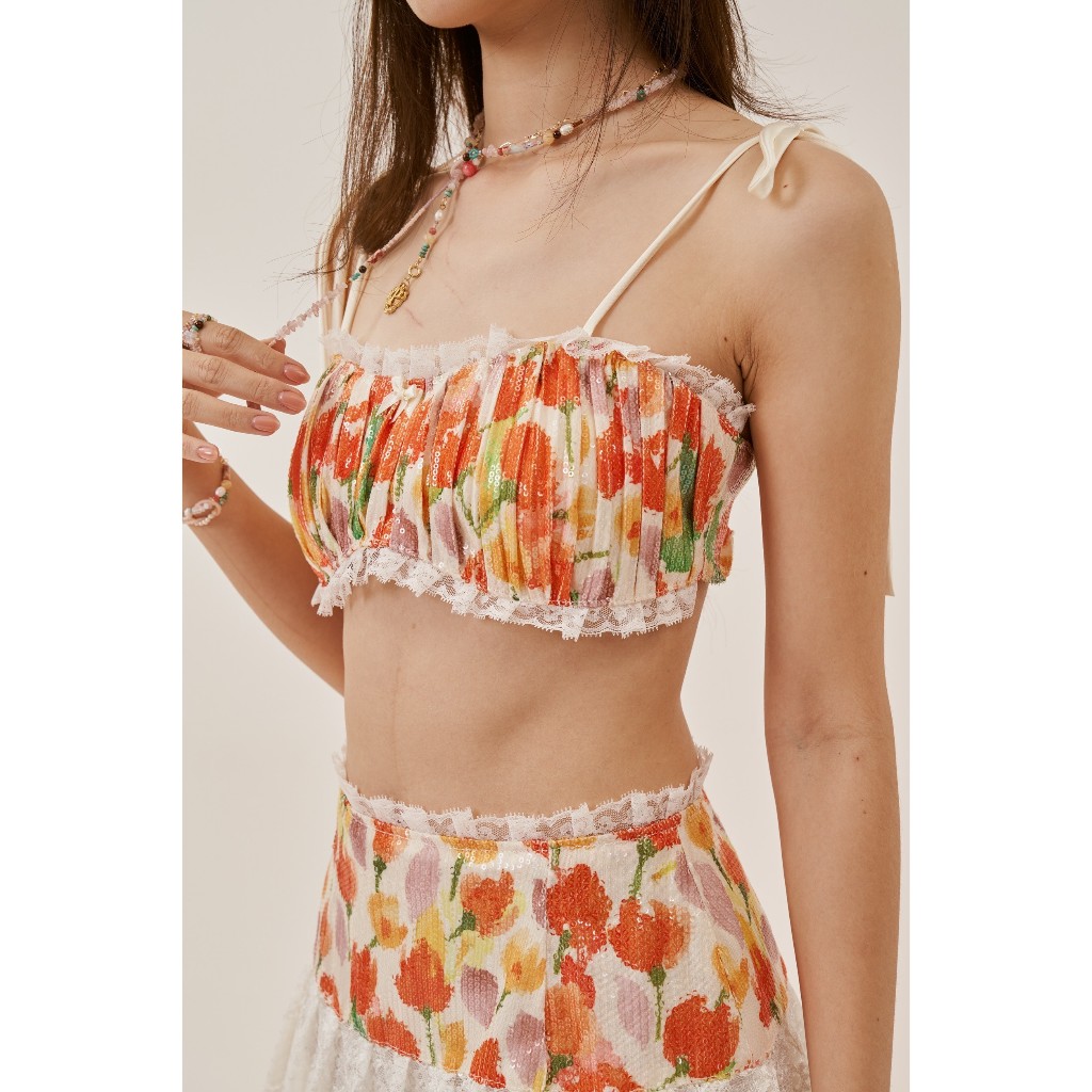 Papapetch.h - True love bra บราลูกไม้ สายผูกไหล่ **พร้อมส่งค่ะ**