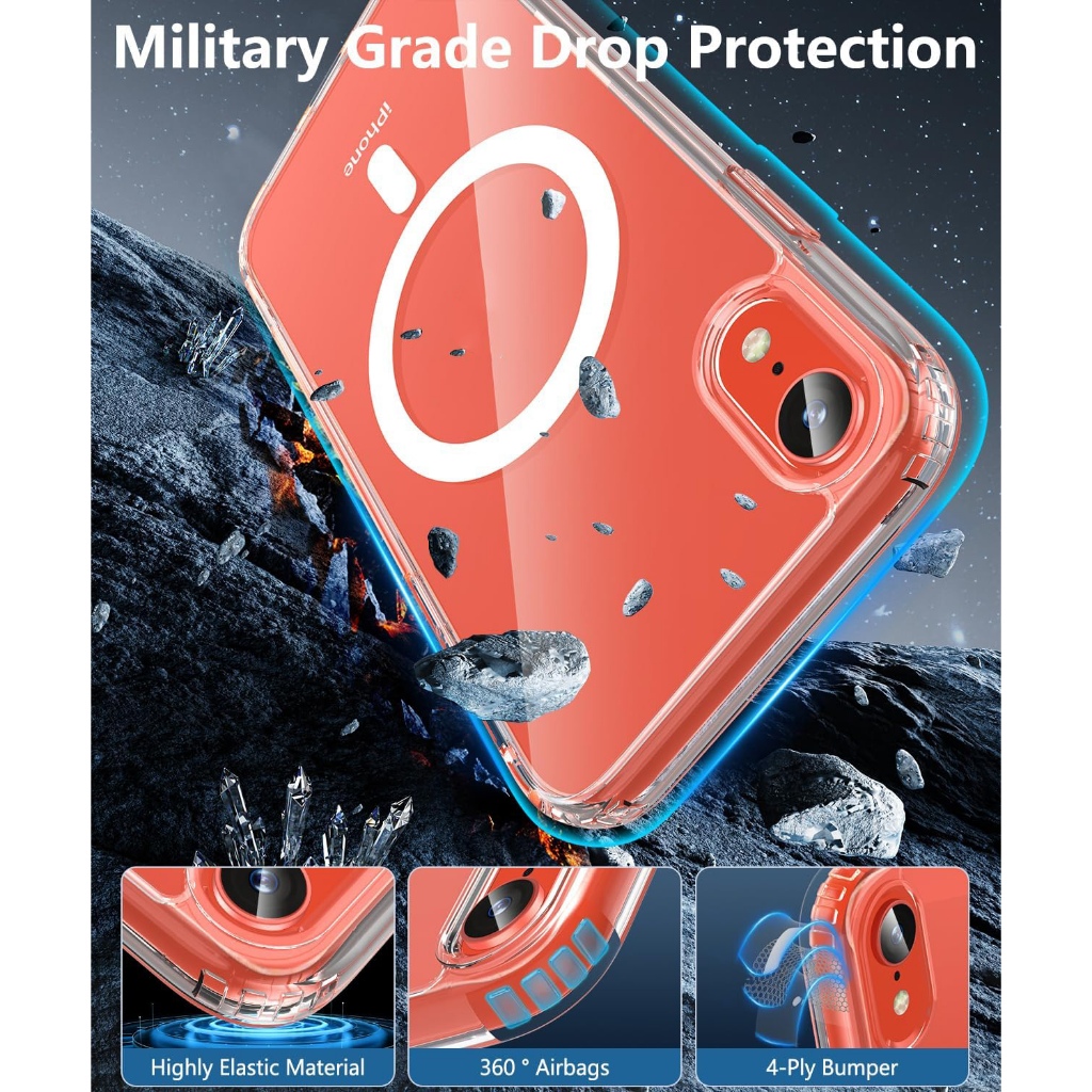 เคสชาร์จไร้สาย ไอโฟน iPhone XR / X / XS / XS Max เคสใส เคสแบบแม่เหล็ก รองรับชาร์จไร้สาย Magnetic case - รูปที่ 5