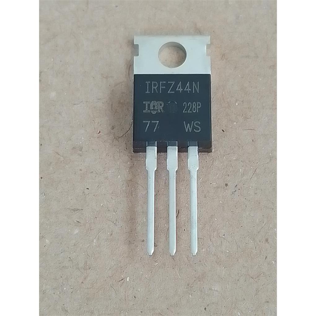 IRFZ44N -Power MOSFET TO-220, มอสเฟต 3 ขา N-Channel MOSFET