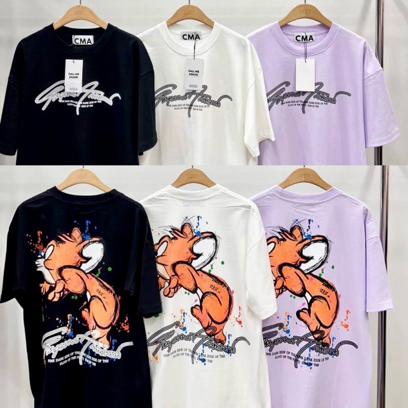 CMA เสื้อยืดผ้าคอตตอนลายJerry💜🐭