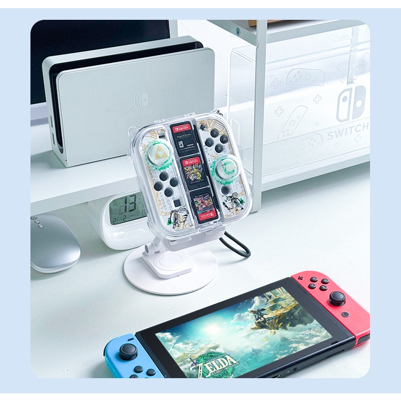 กล่องเก็บJoycon Nintendo Switch/oled กันฝุ่น PC Storage กล่องป้องกันแบบแข็ง