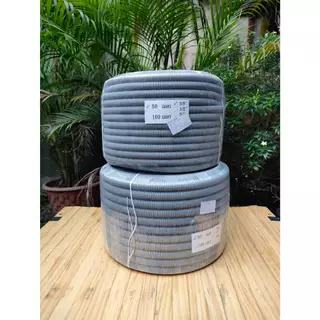 ท่ออ่อน ท่อลูกฟูก ท่อร้อยสายไฟ ขนาด 3/8", 1/2", 3/4" สีขาว สีเหลือง แบ่งขายเป็นเมตร