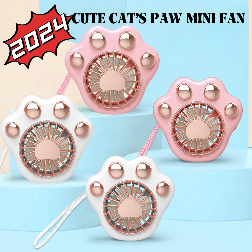 พัดลมเล็บแมว พัดลมพกพา พัดลมมือถือ รุ่นใหม่ พกพาสะดวก MINI CAT CLAW FAN