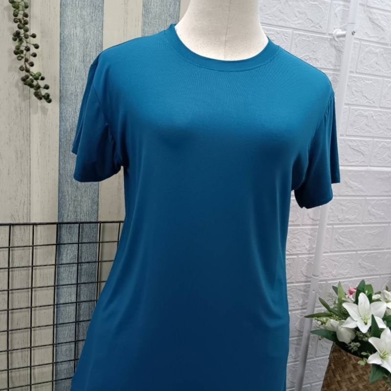 B113 เสื้อยืดเรย่อนคอกลม สีพื้นเต็มตัว อก36-46 ผ้านุ่มใส่สบาย สาวอวบใส่ได้ ราคา ถูกที่สุด ดีลบีเคเค แกลเลอรีภาพที่ 6
