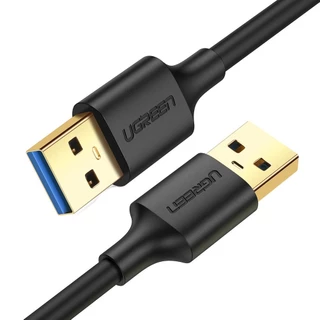 UGREEN รุ่น 10369 Data Cable USB 3.0 Type Male to Cordon Transfer SuperSpeed สายต่อพ่วง USB A Male to USB A Male