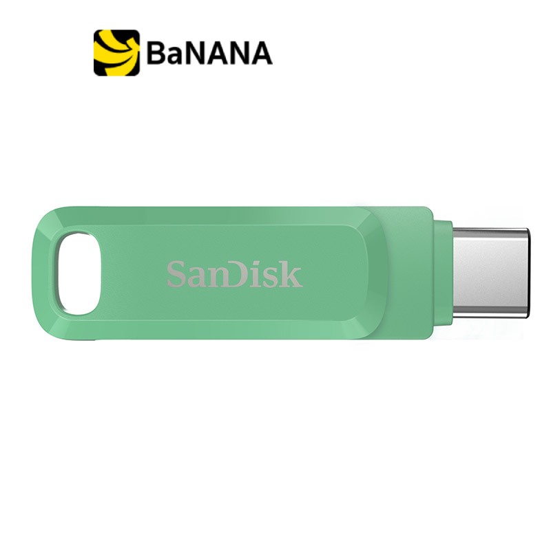 แฟลชไดร์ฟ SanDisk Ultra Dual Drive Go USB Type-C 128GB Absinthe Green (SDDDC3-128G-G46AG) by Banana 