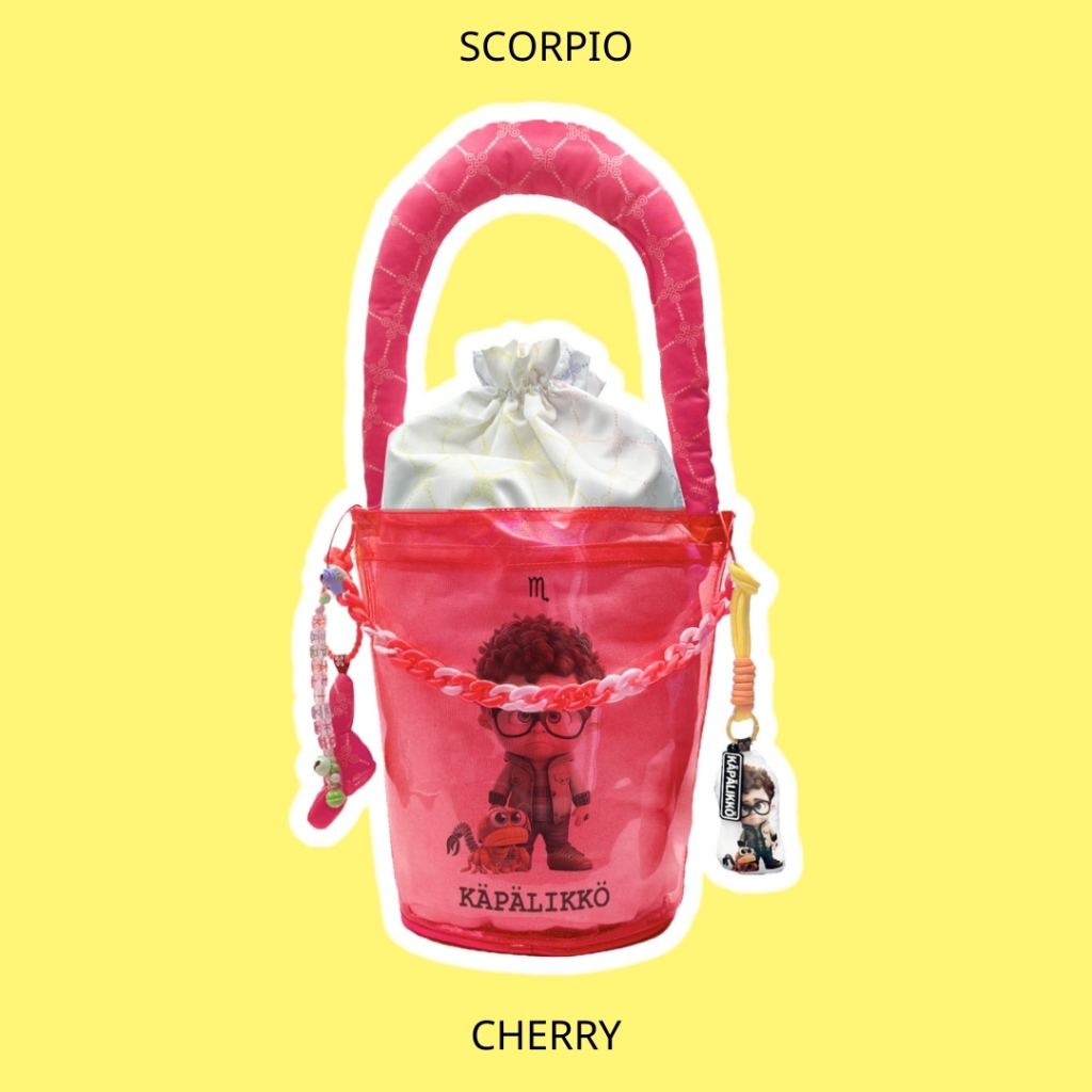 กระเป๋า “Cute Candy Zodiac Bag” สีแดง